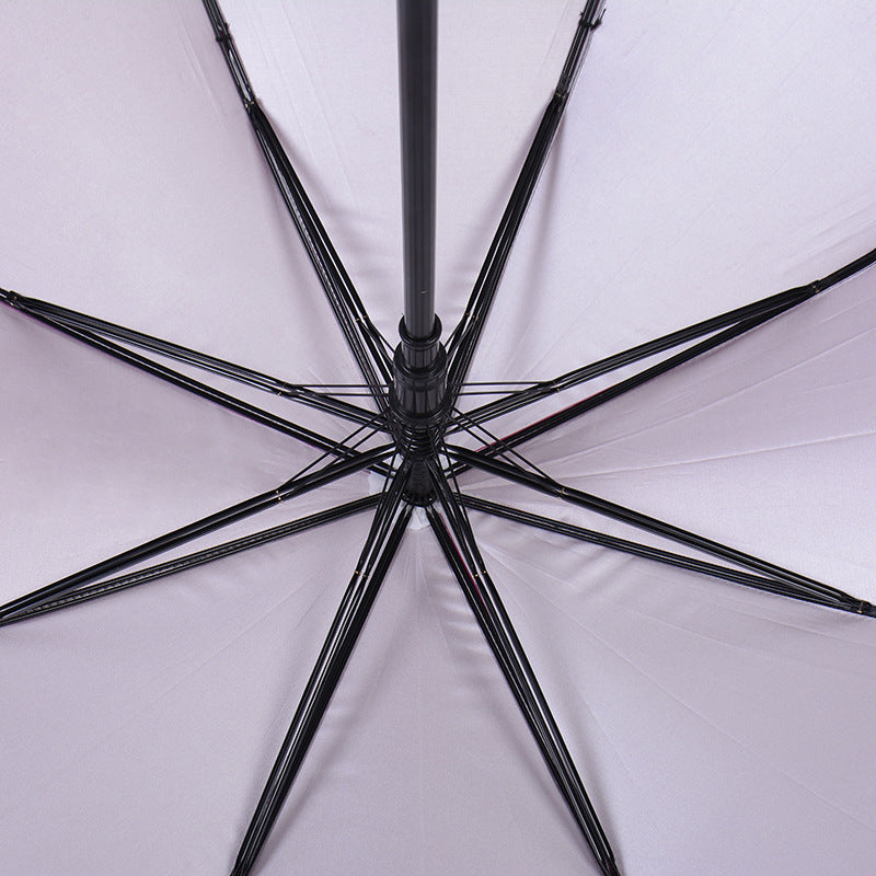 23 Inch 8 Rib Silver Coated Umbrella Premium Business Umbrella