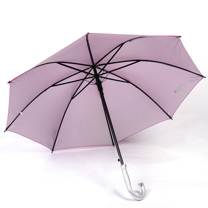 23 Inch 8 Rib Silver Coated Umbrella Premium Business Umbrella