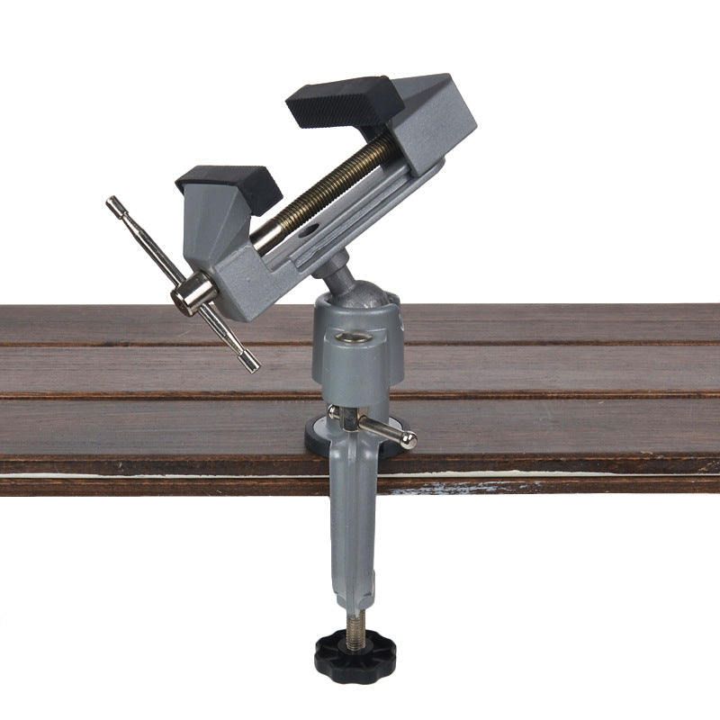 Aluminum Bench Vise 360° Swivel Dual-Use