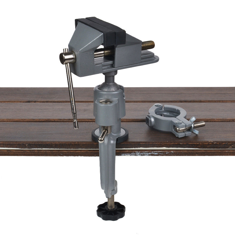 Aluminum Bench Vise 360° Swivel Dual-Use