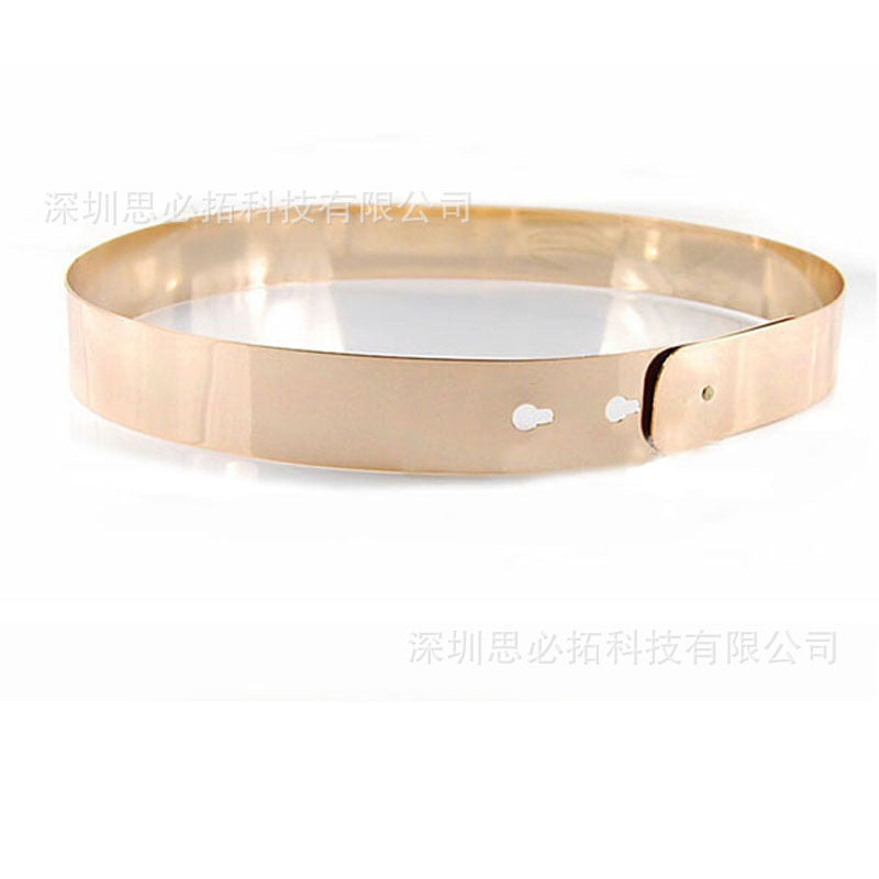 fashion Wholesale gold wide belt