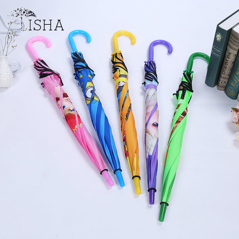 Creative Cartoon Wavy Edge Kids Umbrella