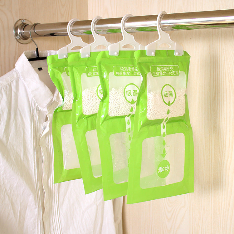 Hangable Clothes Dehumidifying Moisture Absorbent Bag