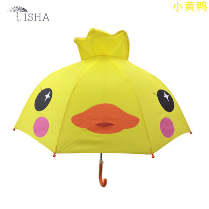 Cute Baby Cartoon Ear Umbrella Lightweight Kids Sunshade