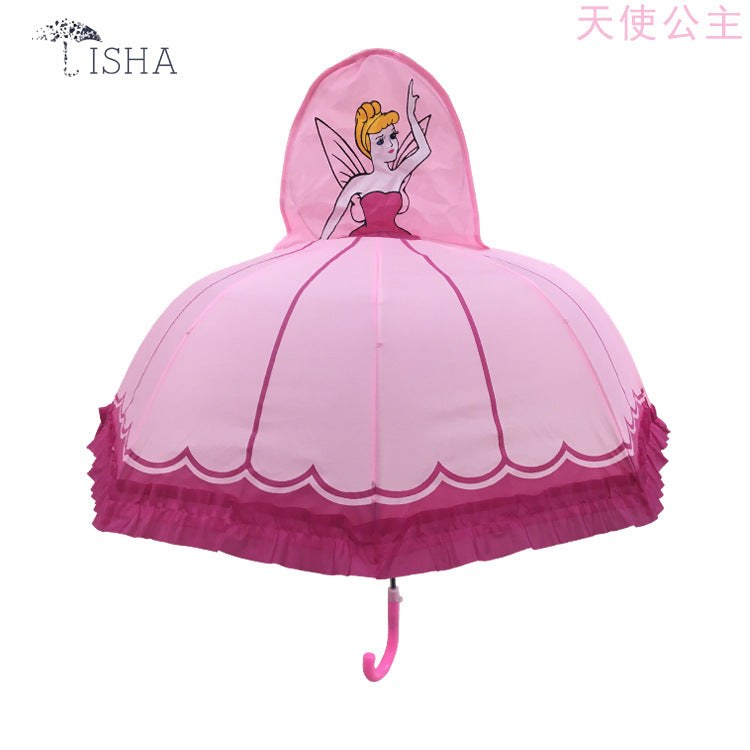 Cute Baby Cartoon Ear Umbrella Lightweight Kids Sunshade