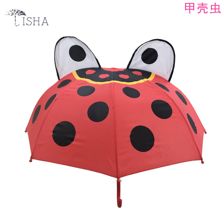 Cute Baby Cartoon Ear Umbrella Lightweight Kids Sunshade