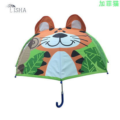 Cute Baby Cartoon Ear Umbrella Lightweight Kids Sunshade