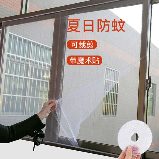 Summer DIY Mosquito Net – Self-Adhesive Invisible Mesh with Velcro