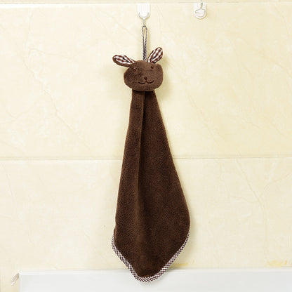 Cute Rabbit Hanging Hand Towel