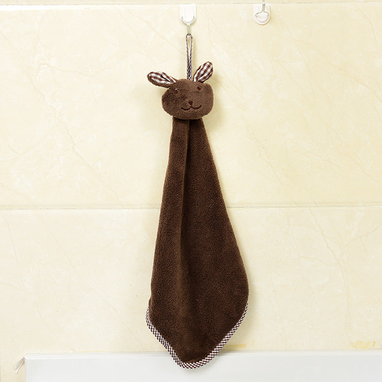 Cute Rabbit Hanging Hand Towel