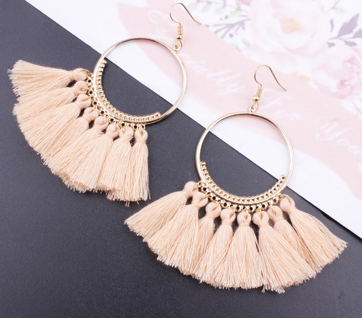 fringed earrings