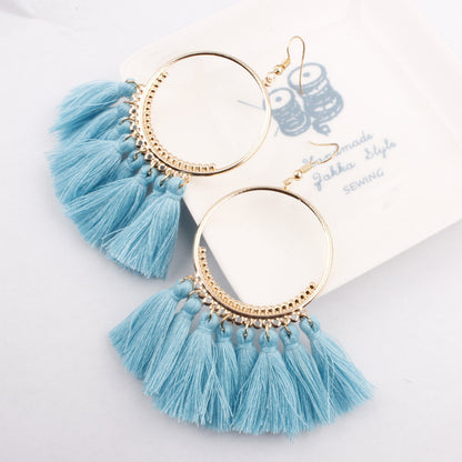 fringed earrings