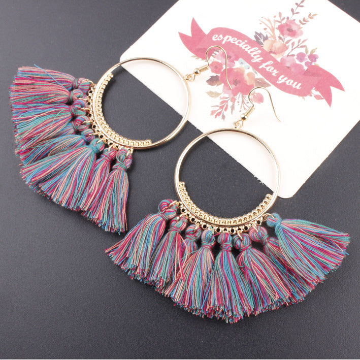 fringed earrings