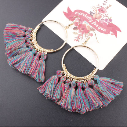 fringed earrings