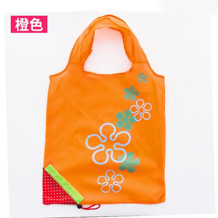 Foldable Strawberry Bag Portable Polyester Shopping Bag