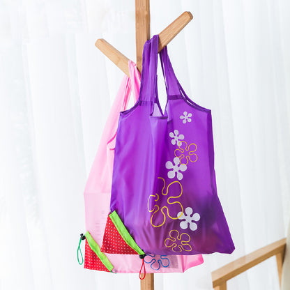 Foldable Strawberry Bag Portable Polyester Shopping Bag