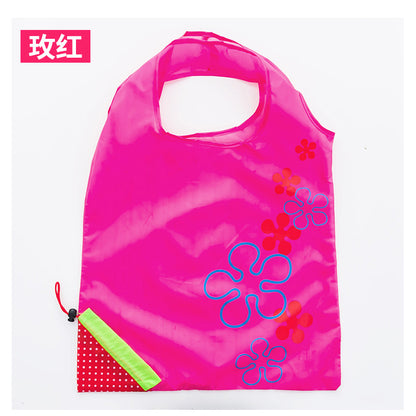 Foldable Strawberry Bag Portable Polyester Shopping Bag