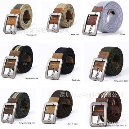 Soldier clothing canvas belt