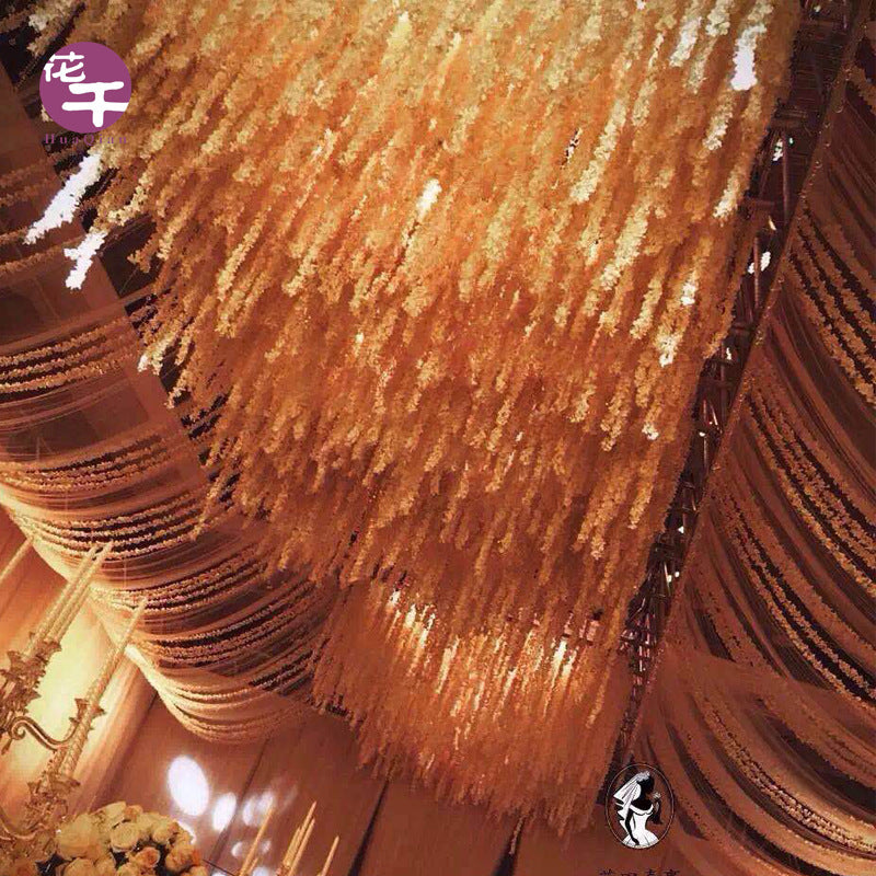 Orchid strip wedding flower strip orchid string artificial flower