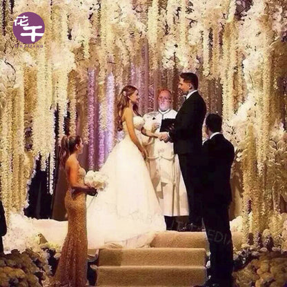 Orchid strip wedding flower strip orchid string artificial flower