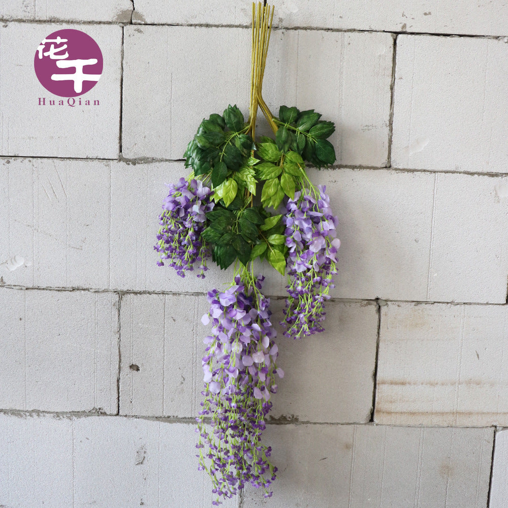 Artificial wisteria flower 9 colors bean curd flower