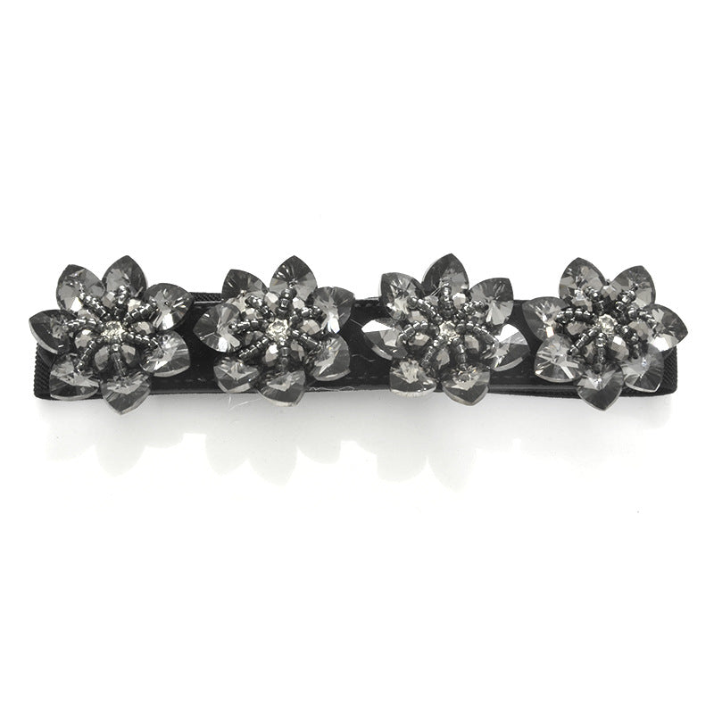 Pearl belt diamond rhinestone elastic belt