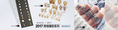 Cat's eye stone combination set joint ring wholesale