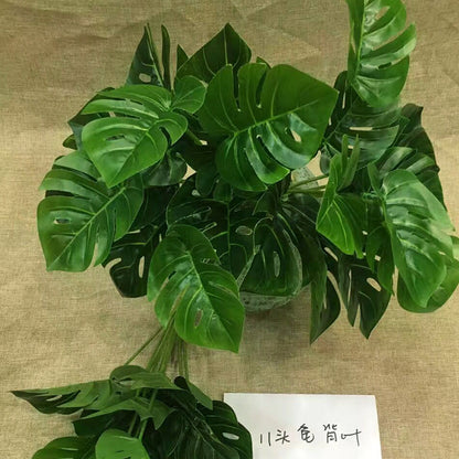 Hoja de tortuga de 11 cabezas altamente simulada. 