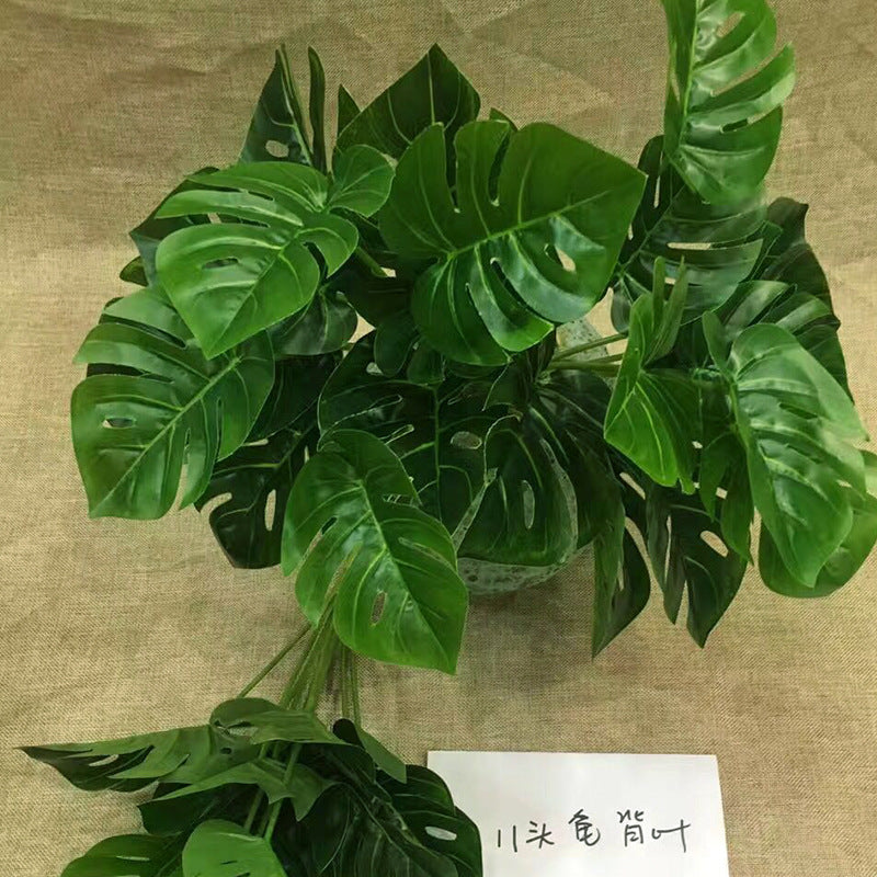 Hoja de tortuga de 11 cabezas altamente simulada. 