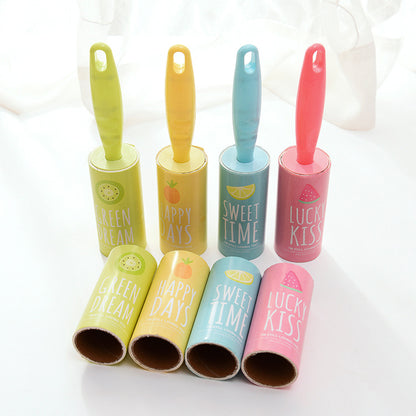 Tearable Lint Roller, Diagonal Tear Cartoon Dust Removal Lint Brush