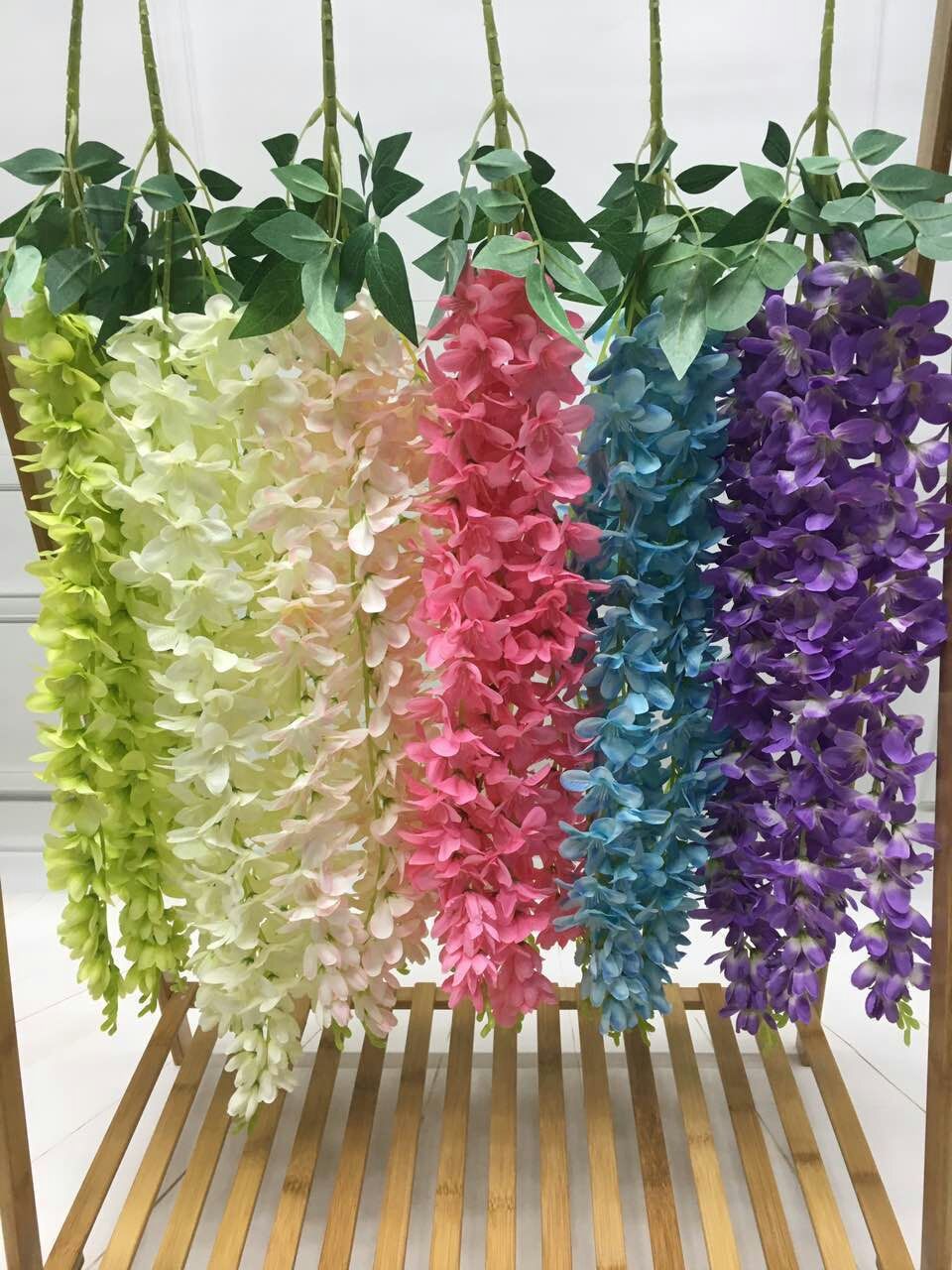 Artificial orchid wisteria flower