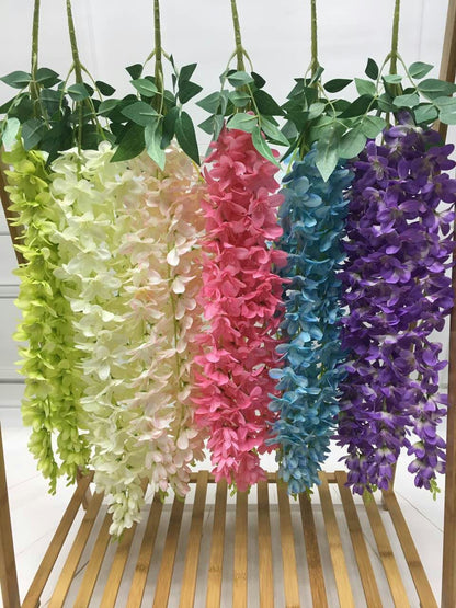 Artificial orchid wisteria flower