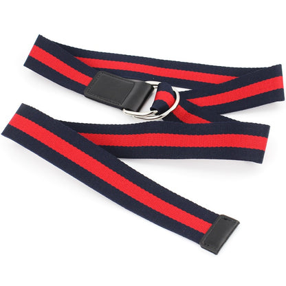 Colorful Striped Casual Canvas Belt
