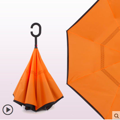 Reverse Umbrella Double Layer Car Umbrella