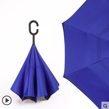 Reverse Umbrella Double Layer Car Umbrella