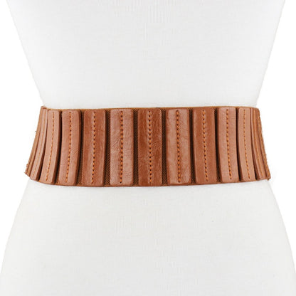 Elastic wide belt