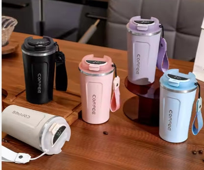 Smart display temperature coffee