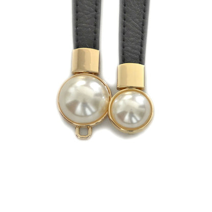 Belt Double Pearl Inlaid Buckle