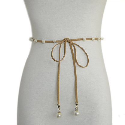 Pearl thin belt
