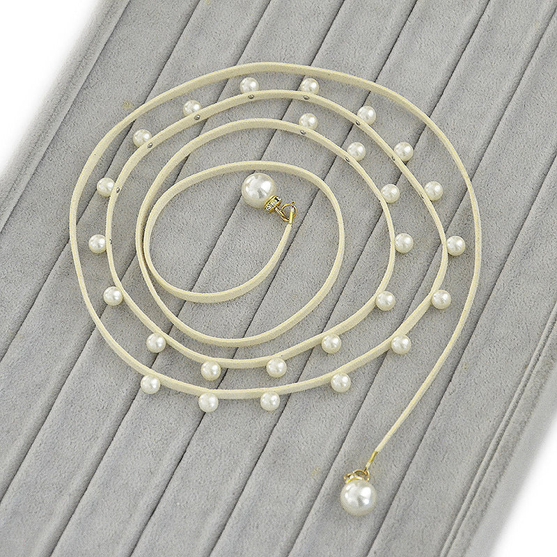 Pearl thin belt