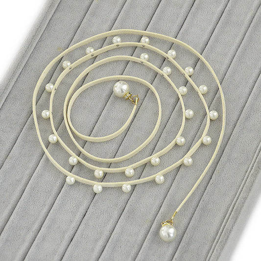 Pearl thin belt