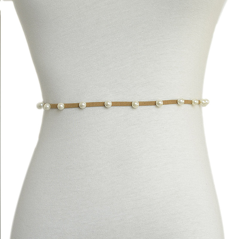 Pearl thin belt