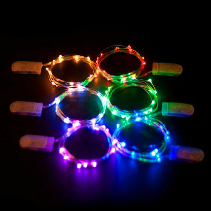 Battery box light string led copper wire light string button light string