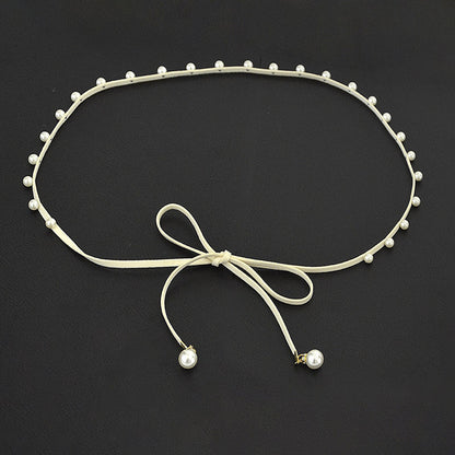 Pearl thin belt
