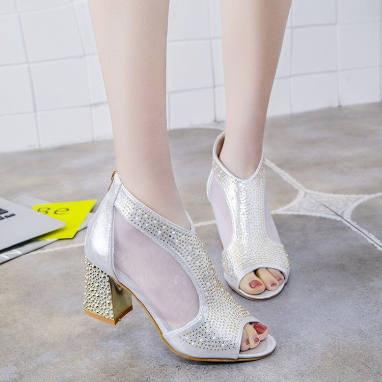 Thick heel fish mouth new women's shoes