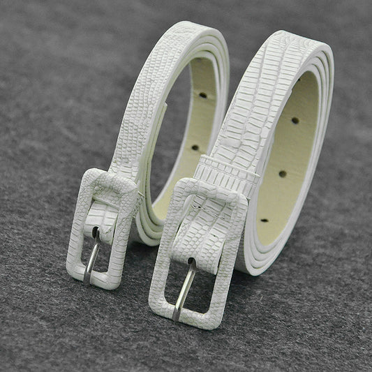 Patterned belt pu imitation leather