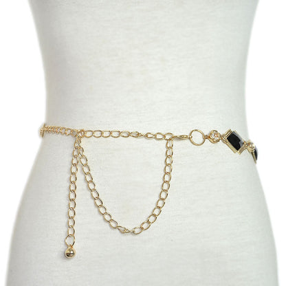 Pattern belly dance thin belt
