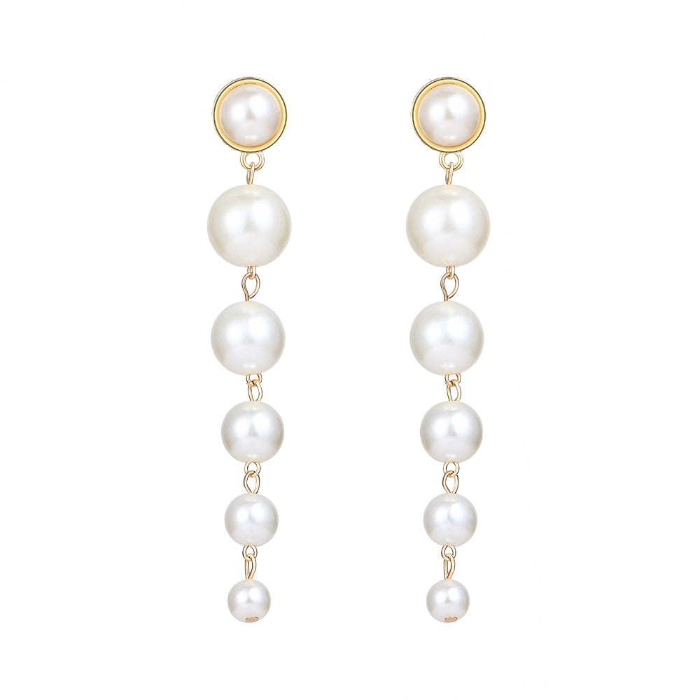 Retro Pearl Drop Earrings