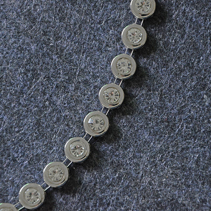 Double Silver Belly Dance Waist Chain