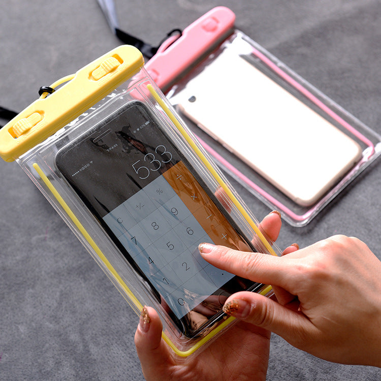 Waterproof bag for touch screen mobile phones